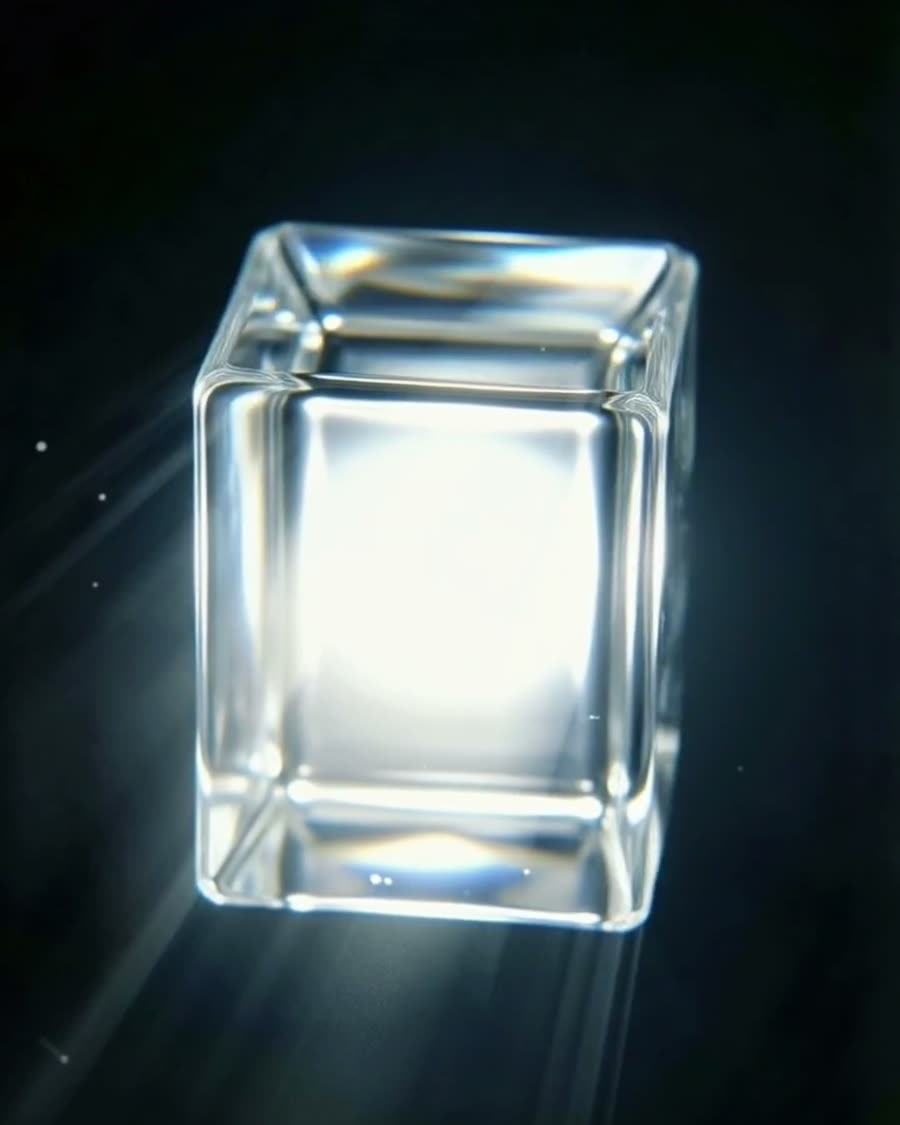 Cubo de gelo cristal Ice4Pros iluminado